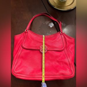 Tory Burch Large Amanda Tote Red